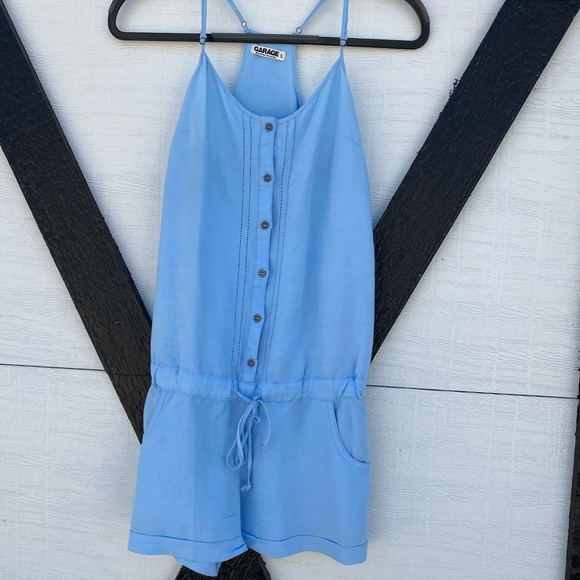 Cute and Comfortable Blue Romper - Picture 3 of 6